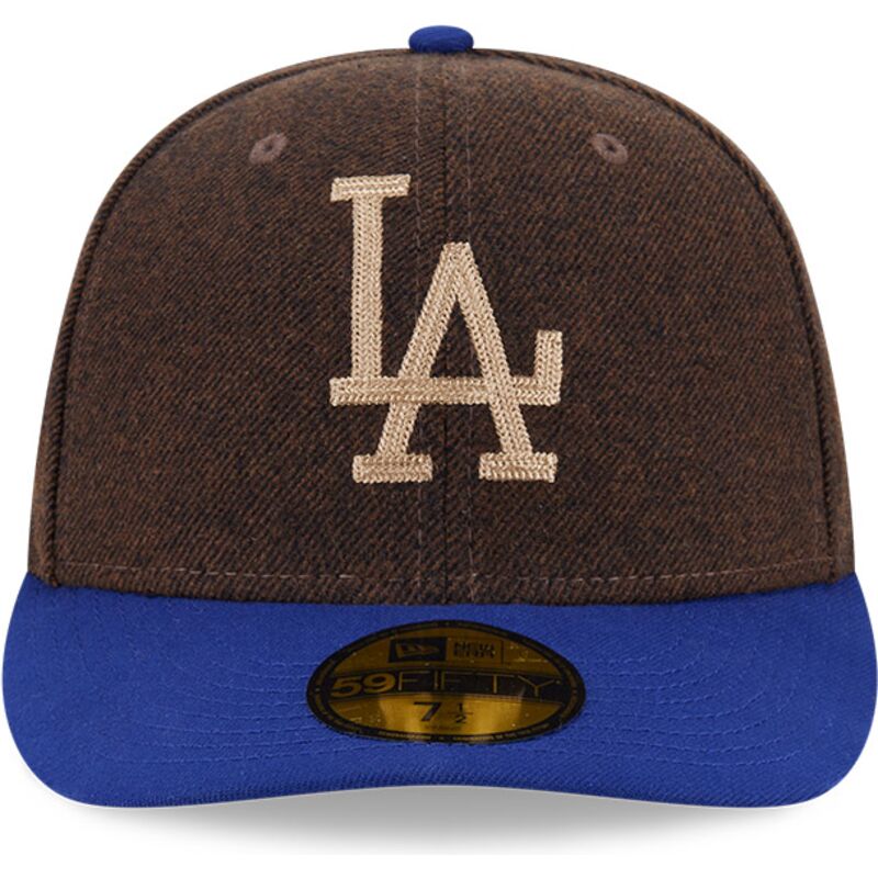 new-era-curved-brim-59fifty-precurved-los-angeles-dodgers-mlb-brown-and-blue-fitted-cap new-era-curved-brim-59fifty-precurved-los-angeles-dodgers-mlb-brown-and-blue-fitted-cap