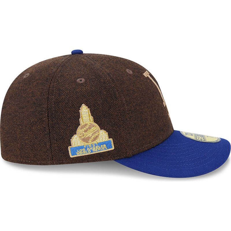 new-era-curved-brim-59fifty-precurved-los-angeles-dodgers-mlb-brown-and-blue-fitted-cap new-era-curved-brim-59fifty-precurved-los-angeles-dodgers-mlb-brown-and-blue-fitted-cap