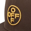 l-ab-c-o-off-white-flat-brim-yellow-logo-off-embroidered-twill-brown-snapback-cap