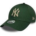 new-era-curved-brim-women-9forty-metallic-new-york-yankees-mlb-green-adjustable-cap