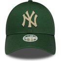 new-era-curved-brim-women-9forty-metallic-new-york-yankees-mlb-green-adjustable-cap