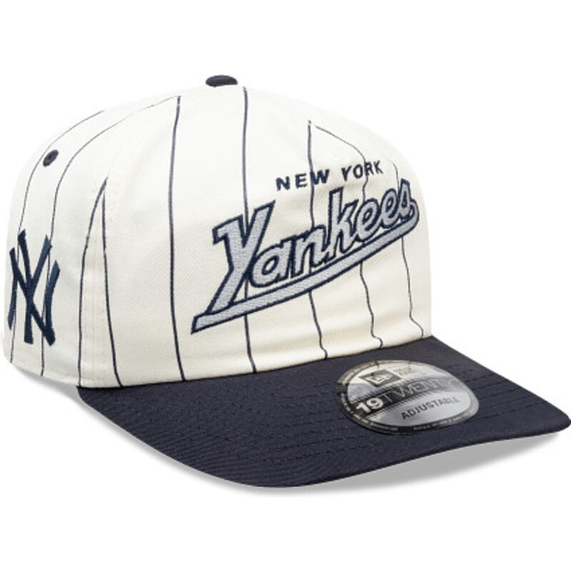 new-era-curved-brim-19twenty-pinstripe-new-york-yankees-mlb-navy-blue-and-white-snapback-cap new-era-curved-brim-19twenty-pinstripe-new-york-yankees-mlb-navy-blue-and-white-snapback-cap