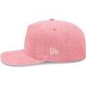 new-era-curved-brim-19twenty-precurved-corduroy-pastel-new-york-yankees-mlb-pink-adjustable-cap