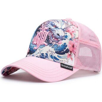 Rock’nFreeLife N°245 Dragon Pink Trucker Hat