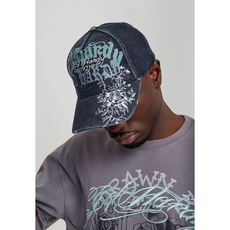 ed-hardy-curved-brim-distressed-floral-gothic-black-adjustable-cap ed-hardy-curved-brim-distressed-floral-gothic-black-adjustable-cap