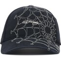 ed-hardy-curved-brim-spiderweb-black-and-white-adjustable-cap