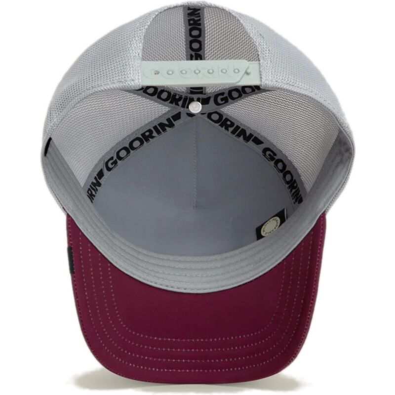 goorin-bros-cat-oops-migration-the-farm-maroon-and-white-trucker-hat goorin-bros-cat-oops-migration-the-farm-maroon-and-white-trucker-hat