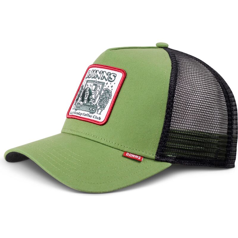 djinns-hft-lscc-record-coffee-green-and-black-trucker-hat djinns-hft-lscc-record-coffee-green-and-black-trucker-hat