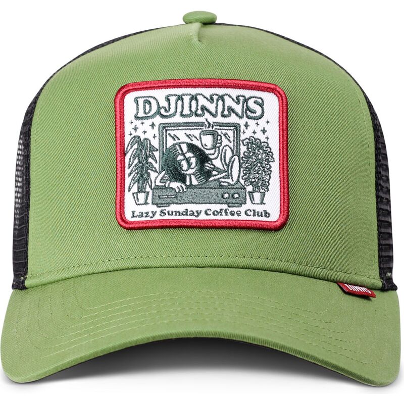 djinns-hft-lscc-record-coffee-green-and-black-trucker-hat djinns-hft-lscc-record-coffee-green-and-black-trucker-hat