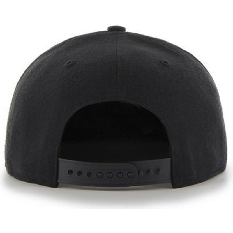 47-brand-flat-brim-mlb-chicago-white-sox-smooth-black-snapback-cap