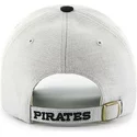 47-brand-curved-brim-mlb-pittsburgh-pirates-grey-cap-with-black-visor
