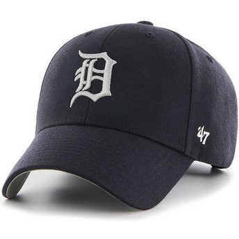 47 Brand Curved Brim MLB Detroit Tigers Smooth Navy Blue Cap